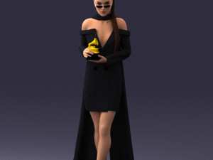 awardwoman0218obj 3D 打印模型