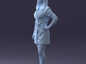 woman in casual0122-3 3D 模型