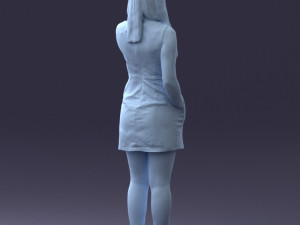 woman with smartphone 0122-2 3d print ready Modelo de Impressão 3D