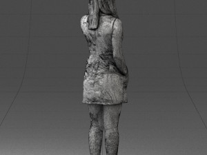 woman with smartphone 0122-2 3d print ready Modelo de Impressão 3D