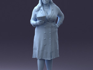 rich woman 0122-1 3d print ready 3D Print Model