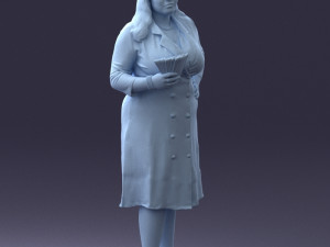 rich woman 0122-1 3d print ready 3D Print Model
