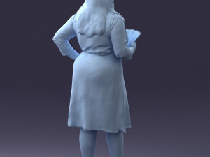 rich woman 0122-1 3d print ready 3D Print Model
