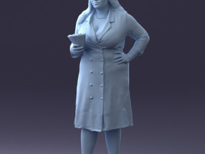rich woman 0122-1 3d print ready 3D Print Model