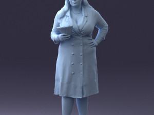 rich woman 0122-1 3d print ready 3D Print Model