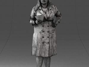 rich woman 0122-1 3d print ready 3D Print Model
