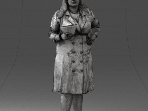 rich woman 0122-1 3d print ready 3D Print Model
