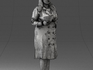 rich woman 0122-1 3d print ready 3D Print Model
