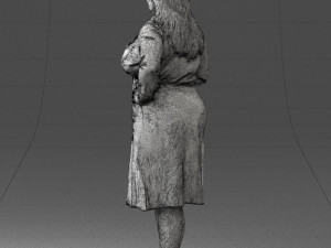 rich woman 0122-1 3d print ready 3D Print Model