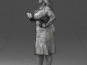 rich woman 0122-1 3d print ready 3D Print Model