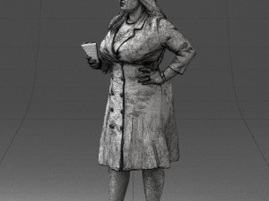rich woman 0122-1 3d print ready 3D Print Model
