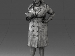 rich woman 0122-1 3d print ready 3D Print Model