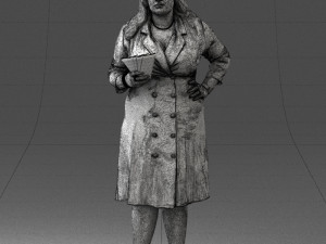 rich woman 0122-1 3d print ready 3D Print Model