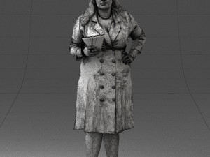 rich woman 0122-1 3d print ready 3D Print Model