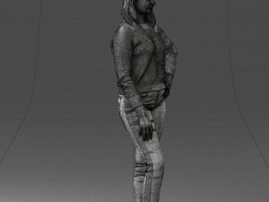 girl in sweater 1224-3 Modelo 3D