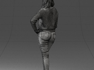 girl in sweater 1224-3 Modelo 3D