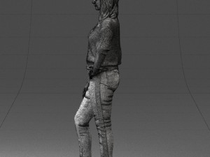 girl in sweater 1224-3 Modelo 3D