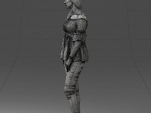 fashion girl 0613-2 3d print ready Modelo de Impressão 3D