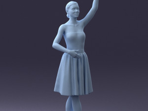 ballerina 0105 3d print ready 3D Print Model
