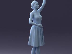 ballerina 0105 3d print ready 3D Принт Модель