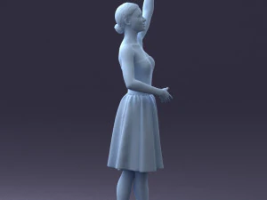 000330 Ballet Dancer in Graceful Pose 0105 3dp 3D Print Model