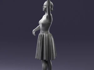 000330 Ballet Dancer in Graceful Pose 0105 3dp 3D Print Model