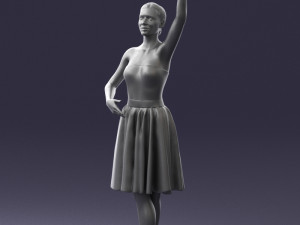 ballerina 0105 3d print ready 3D Принт Модель