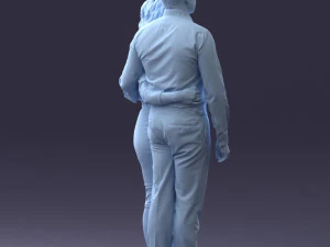 000237 Couple Standing Together 1224 3dp 3D Print Model