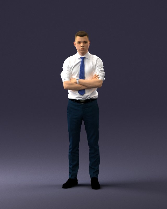 office man 1012-4 3d print ready Modello di stampa 3D .c4d .max .obj .3ds .fbx .stl .blend 