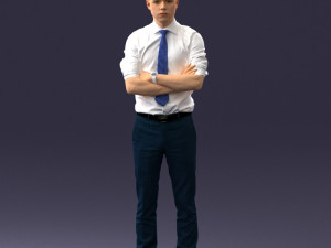 office man 1012-4 3d print ready Modello di stampa 3D