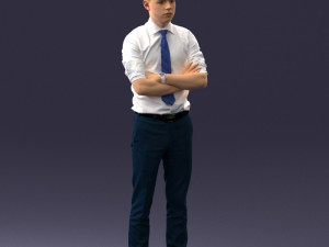 office man 1012-4 3d print ready Modello di stampa 3D