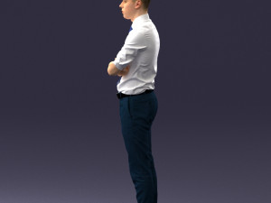 office man 1012-4 3d print ready Modello di stampa 3D