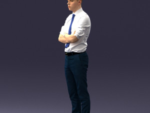 office man 1012-4 3d print ready Modello di stampa 3D