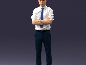 office man 1012-4 3d print ready Modello di stampa 3D