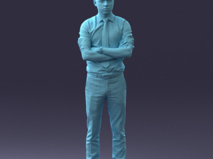 office man 1012-4 3d print ready Modello di stampa 3D