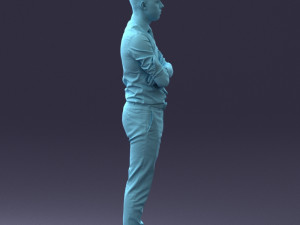 office man 1012-4 3d print ready Modello di stampa 3D