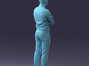 office man 1012-4 3d print ready Modello di stampa 3D