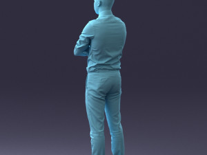office man 1012-4 3d print ready Modello di stampa 3D