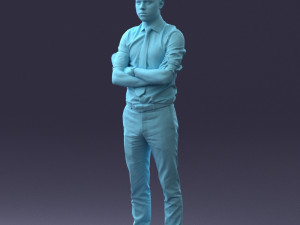 office man 1012-4 3d print ready Modello di stampa 3D