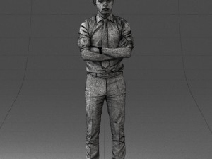 office man 1012-4 3d print ready Modello di stampa 3D