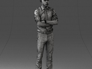 office man 1012-4 3d print ready Modello di stampa 3D