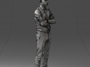 office man 1012-4 3d print ready Modello di stampa 3D