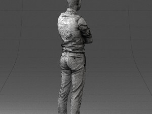 office man 1012-4 3d print ready Modello di stampa 3D