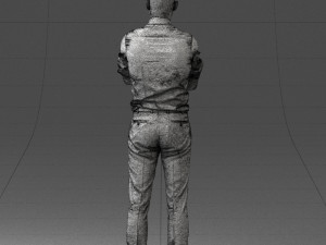 office man 1012-4 3d print ready Modello di stampa 3D