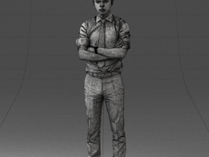 office man 1012-4 3d print ready Modello di stampa 3D