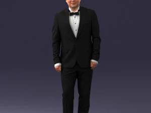 waiter man 0414-1 3D Model