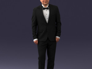 waiter man 0414-1 3D मॉडल