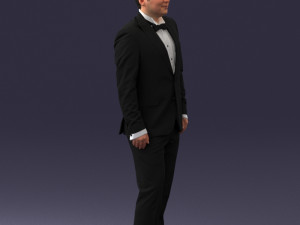 waiter man 0414-1 3D मॉडल