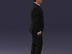 waiter man 0414-1 3D मॉडल