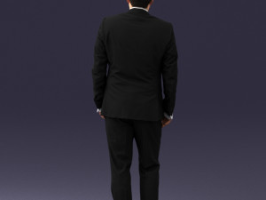 waiter man 0414-1 3D मॉडल